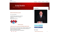 Desktop Screenshot of erdalkeskin.com